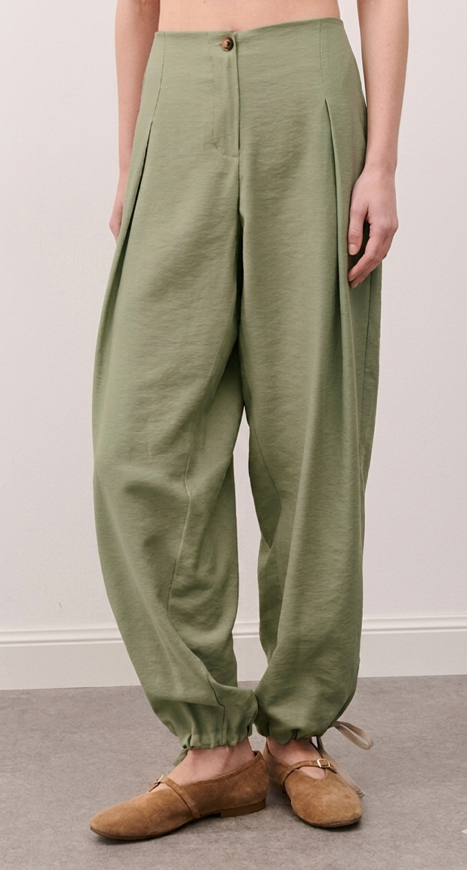 Pantalone Balloon Verde image 0