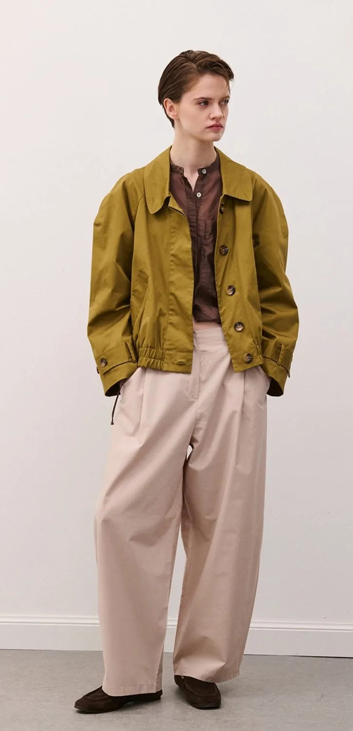  Bomber in Cotone Verde  image 0