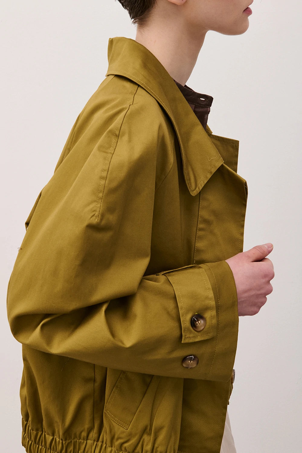 Bomber in Cotone Verde  image 2