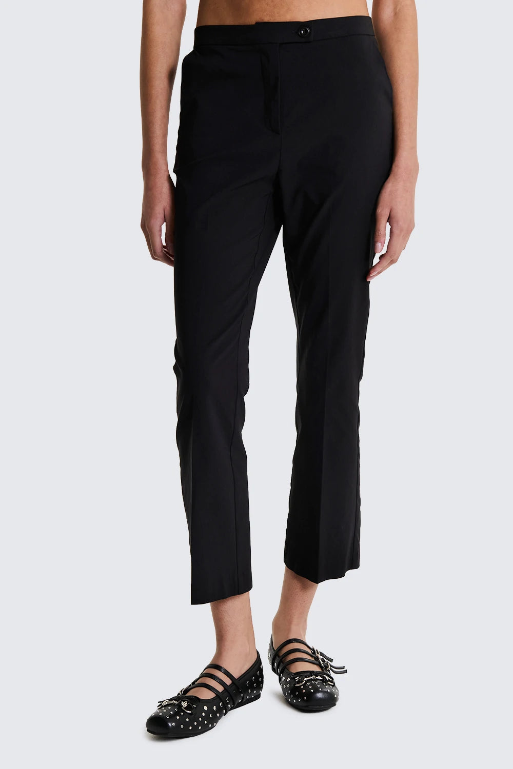 Pantaloni a Zampa Corti nero