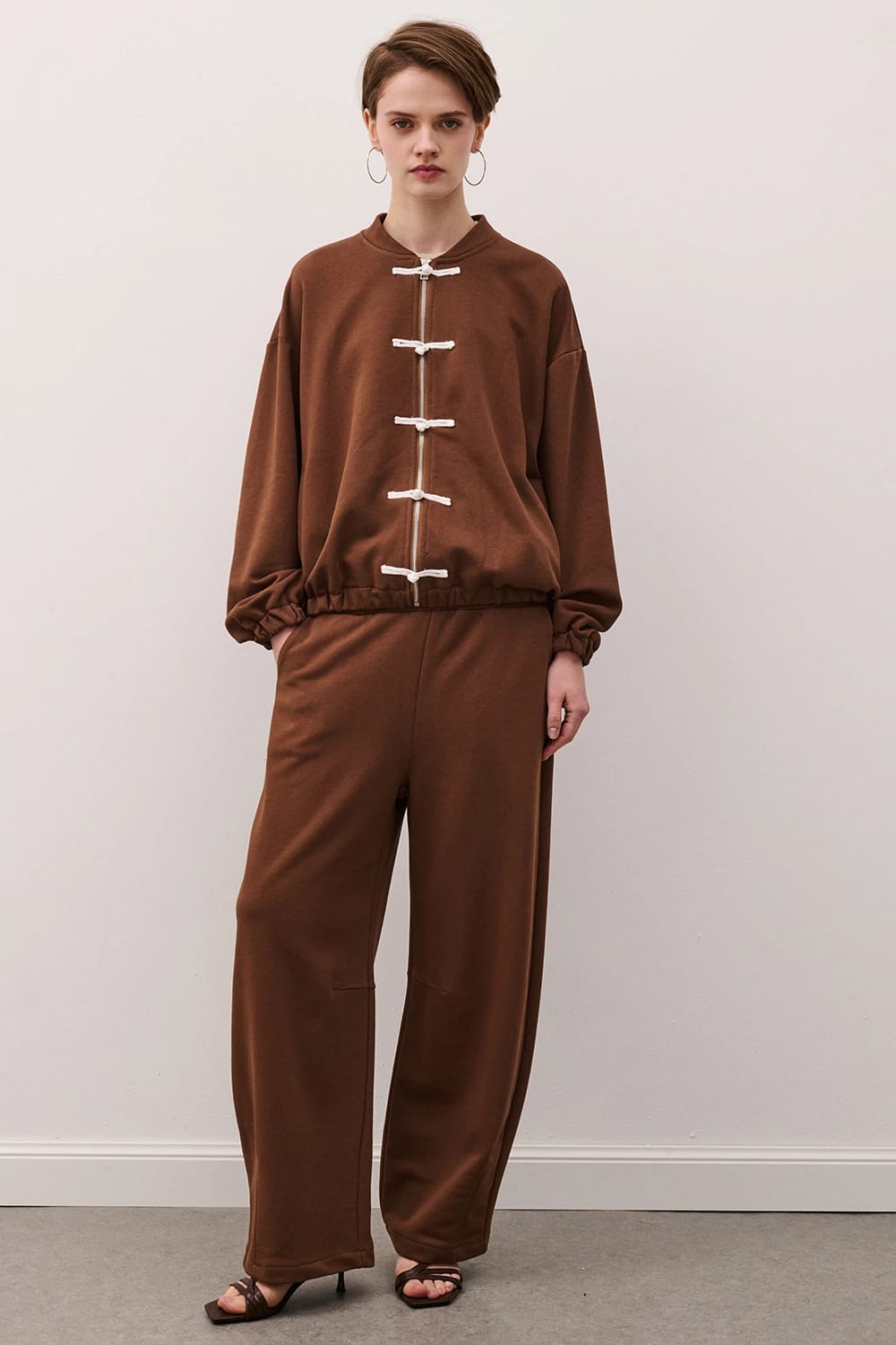 Felpa  Chiusure Alamaro Marrone  image 0