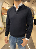 Polo in Maglia Luis Blu image 0
