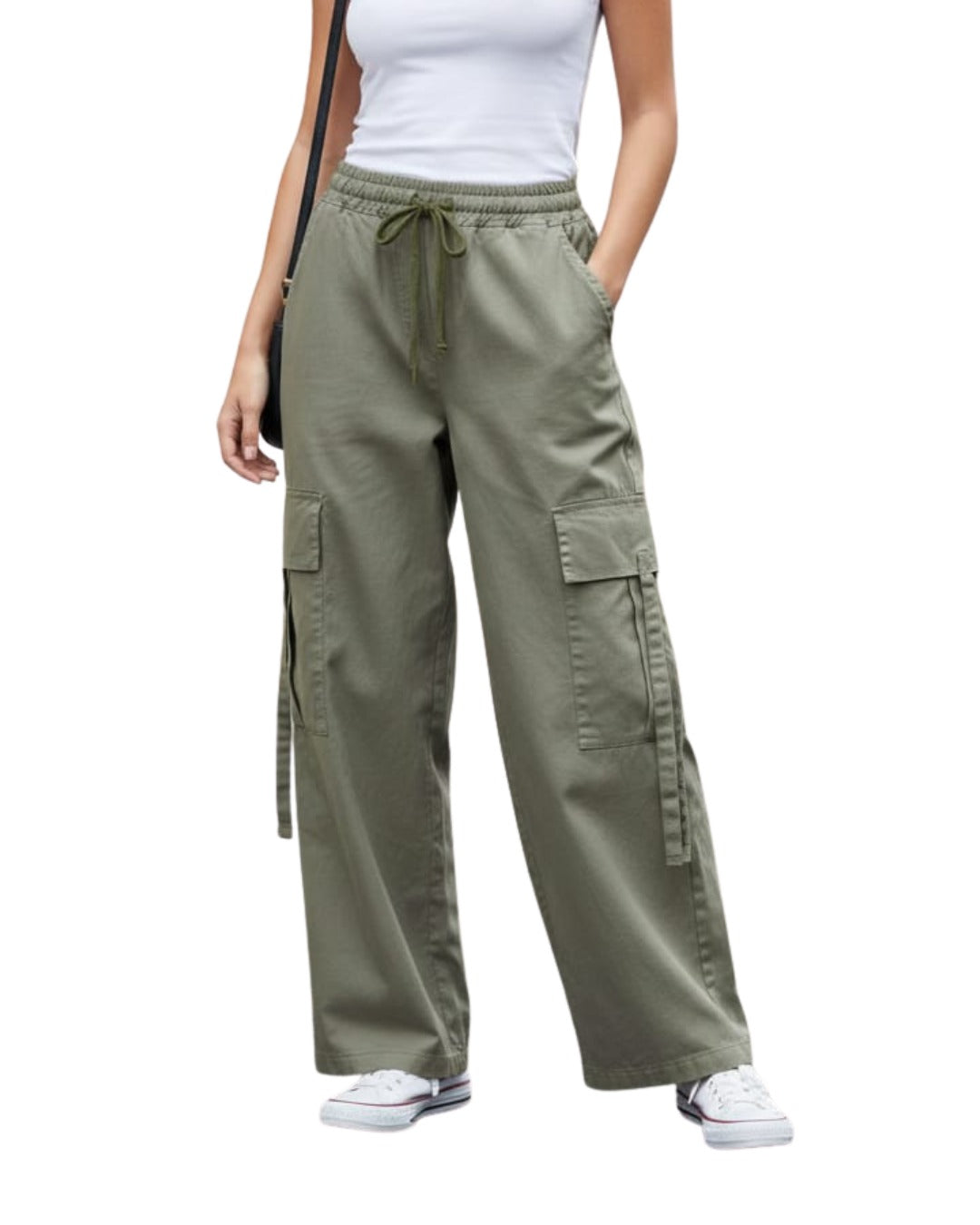 Cargo Pant Con Coulisse Gampa Ampia image 0