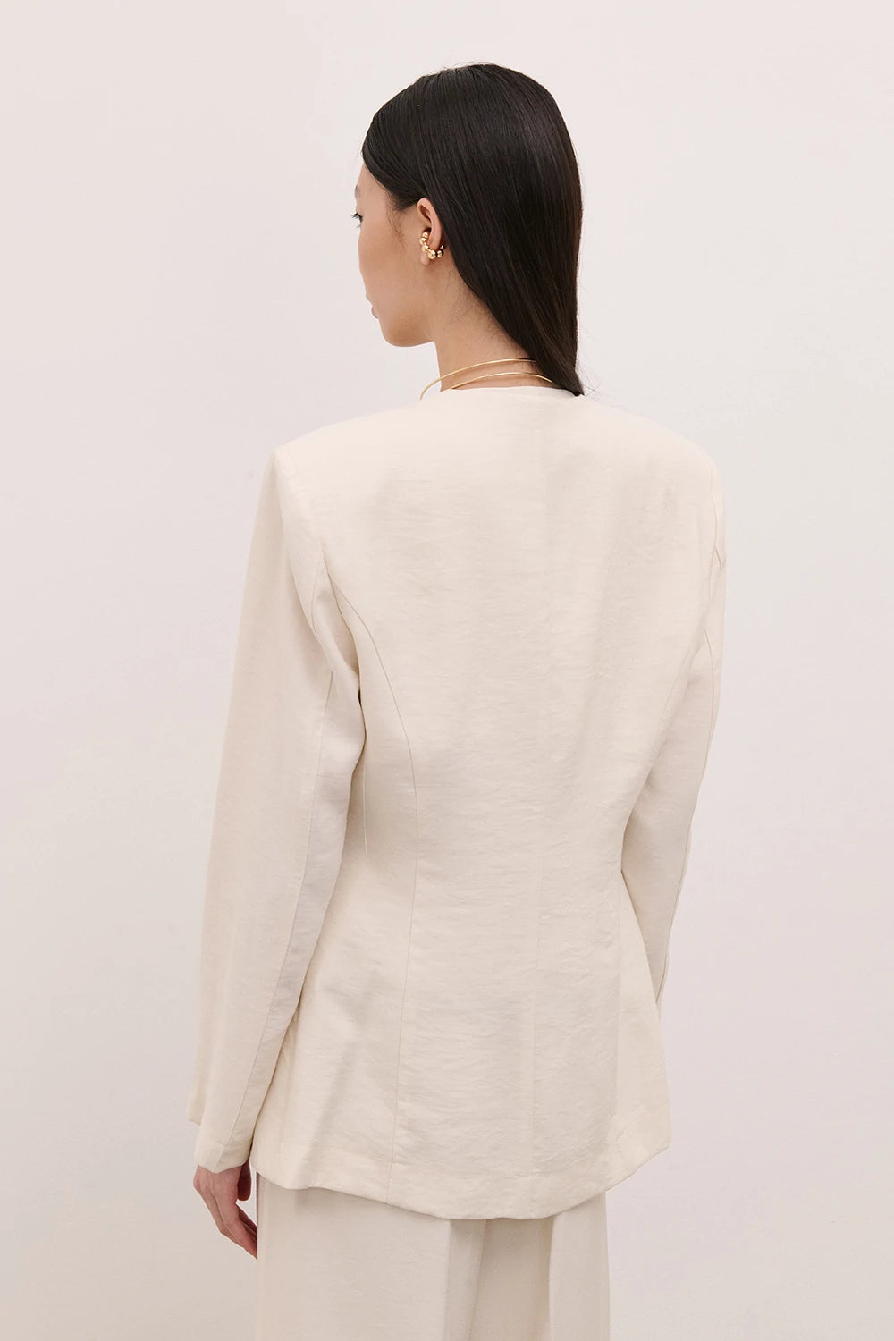 Giacca Monopetto Coreana Latte image 3