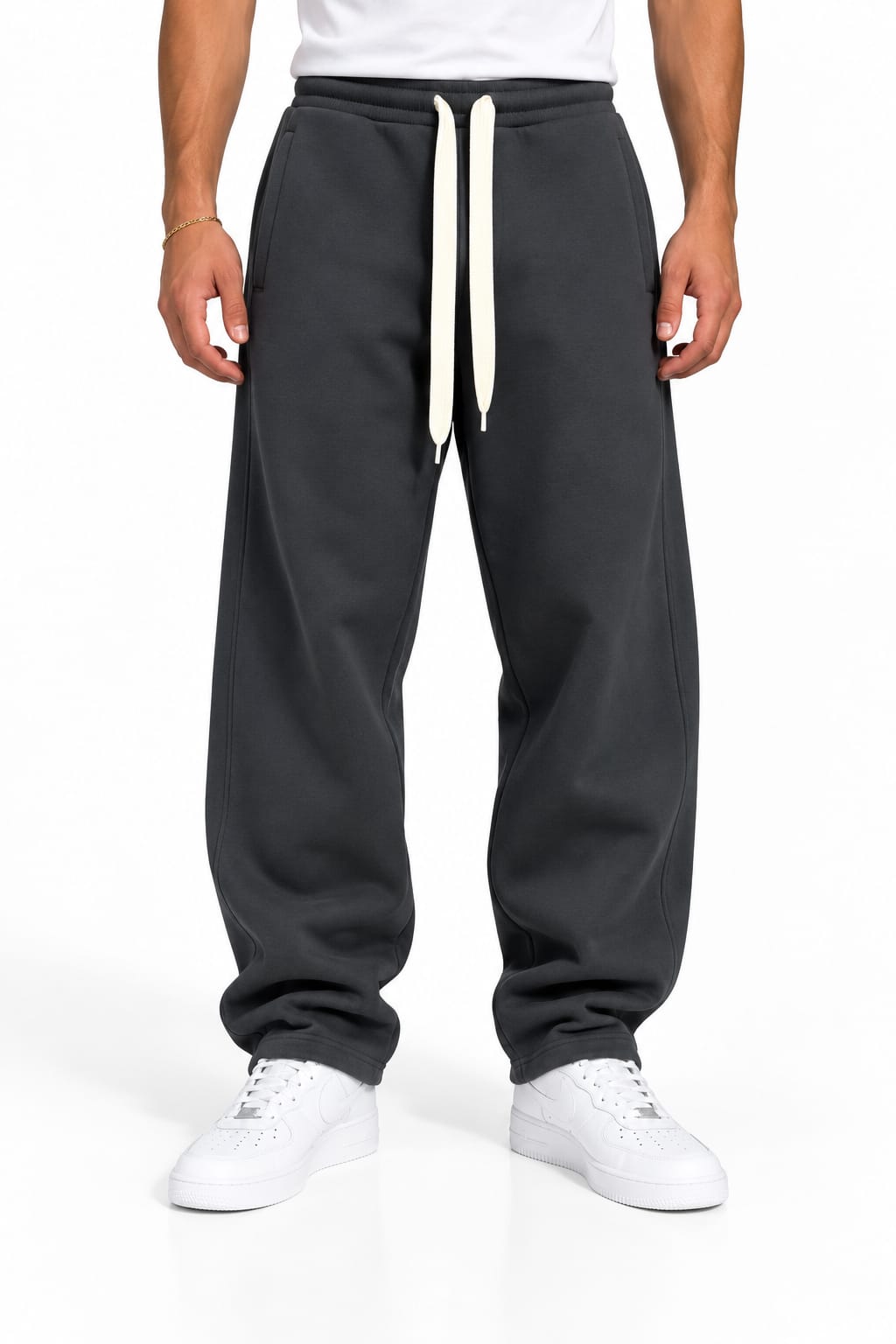 Pantalone Tuta Uomo in Cotone Felpato 8 Colori Disponibili