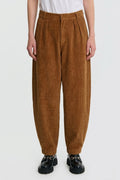 Pantalone in velluto a coste larghe barrel