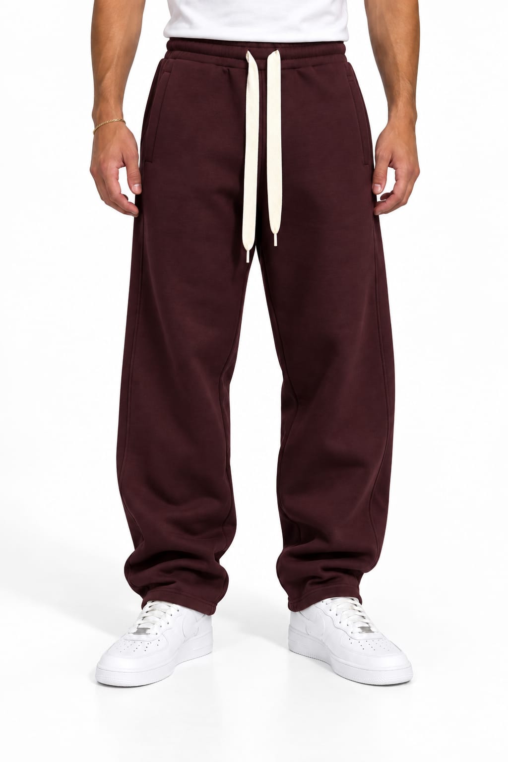 Pantalone Tuta Uomo in Cotone Felpato 8 Colori Disponibili