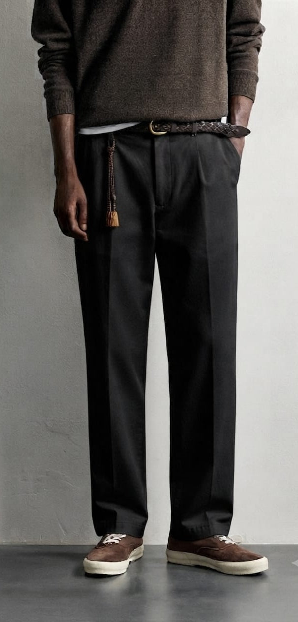 Pantaloni Relaxed fit Nero
