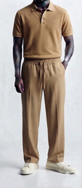 Pantalaccio Gamba Larga con Coulisse Cammello
