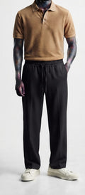 Pantalaccio Gamba Larga con Coulisse Nero
