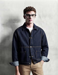 Giacca in Denim Uomo Oversize Workwear