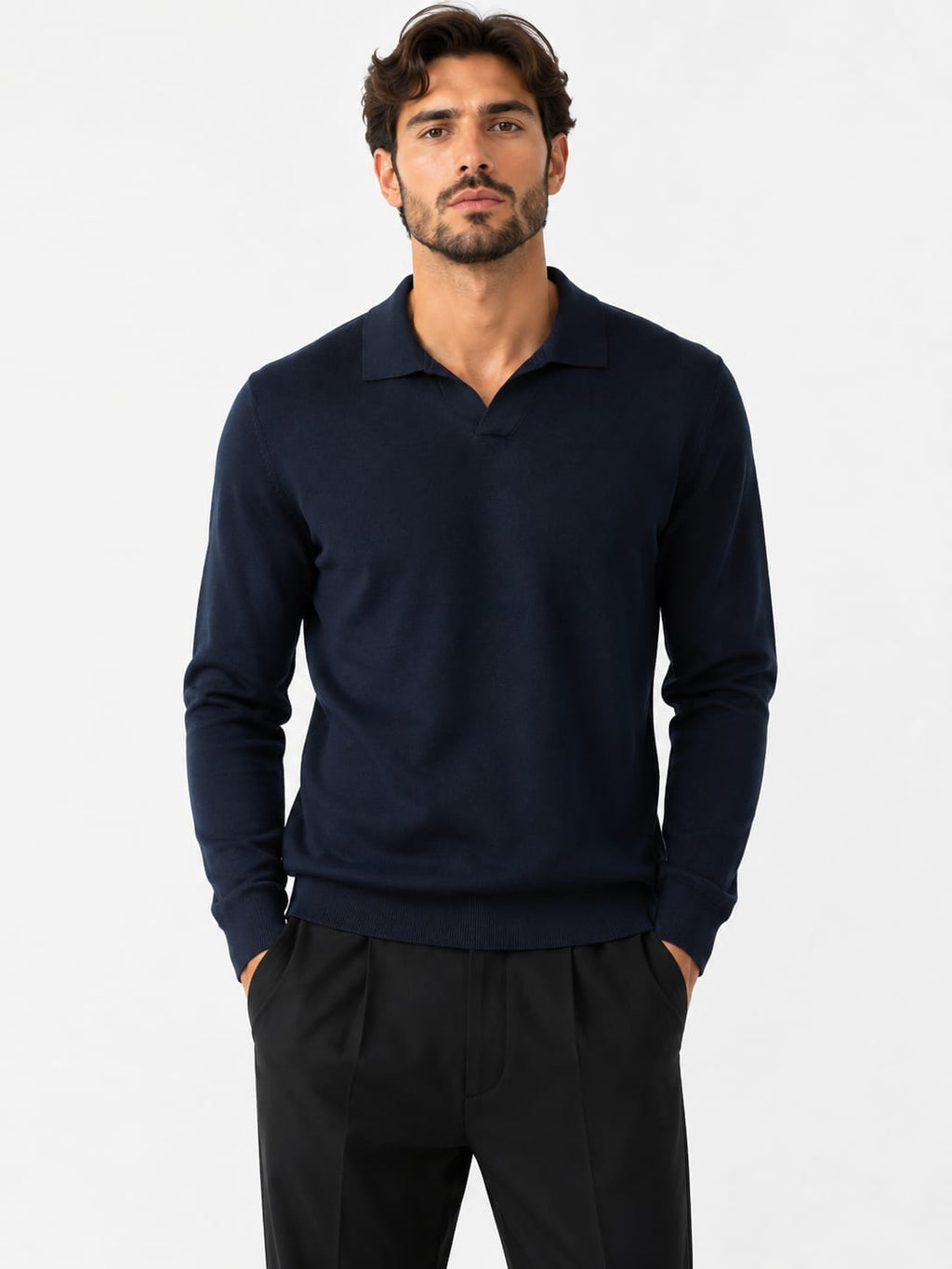 Polo in Maglia Colletto Johnny 6 Colori Disponibili