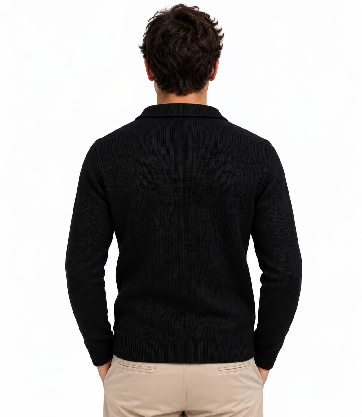 Cardigan con Bottoni e Tasche Applicate 2 Colori Disponibili