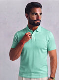 Polo in Jersey  Menta