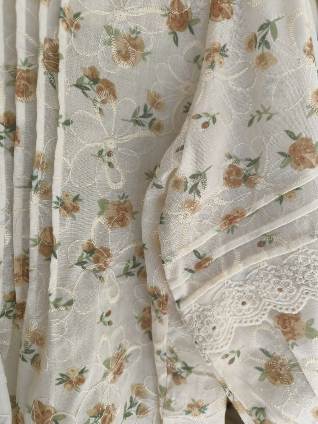 Camicia Amélie con Pences e Pizzo Floreale  image 1