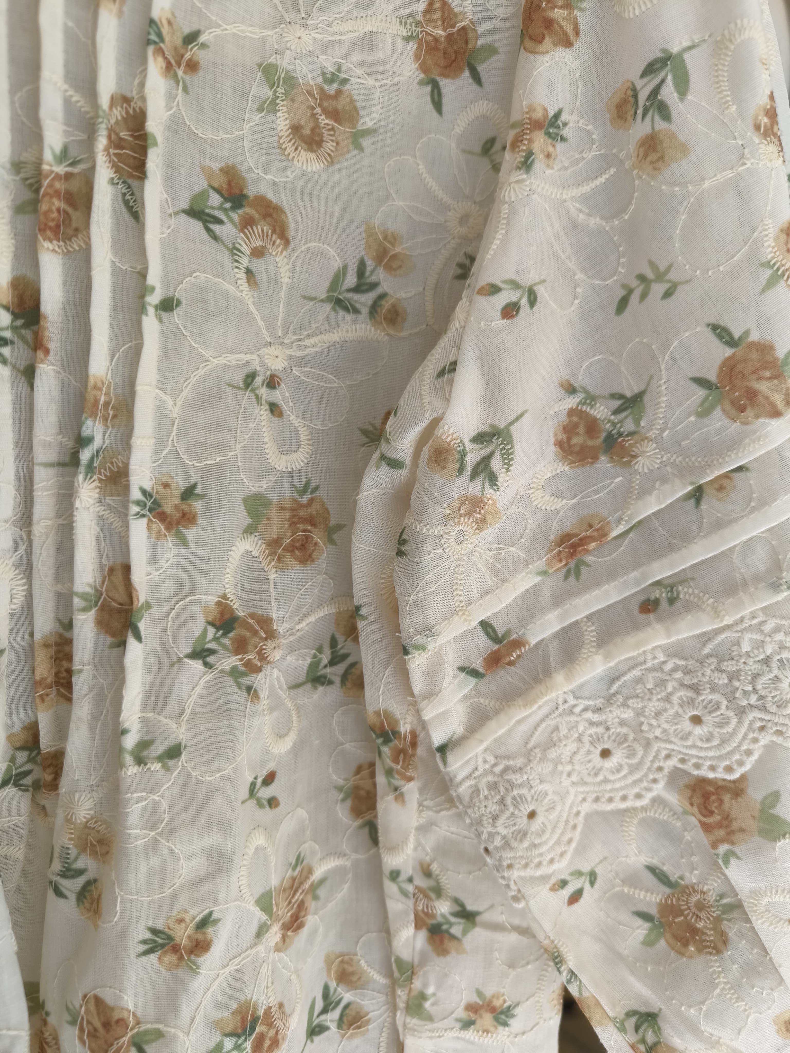 Camicia Amélie con Pences e Pizzo Floreale  image 1