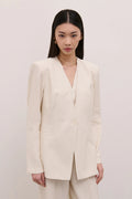 Giacca Monopetto Coreana Latte image 0