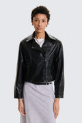 Biker Jacket in Ecopelle Urban Rebel Nero image 0